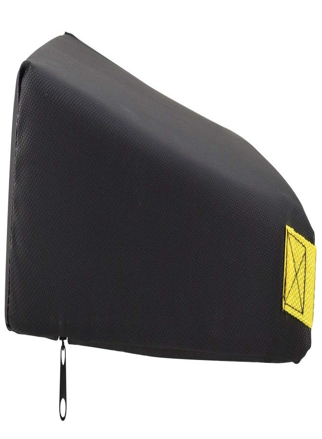 Secure Safety Solutions Secure Wheelchair Wedge Seat Cushion 18" x 16" x 4" - High-Density Foam Anti-Slip Cushion with Safety Strap for Proper Positioning, Pressure Relief & Comfort - Liquid-Resistant Vinyl Cover - - Image 3