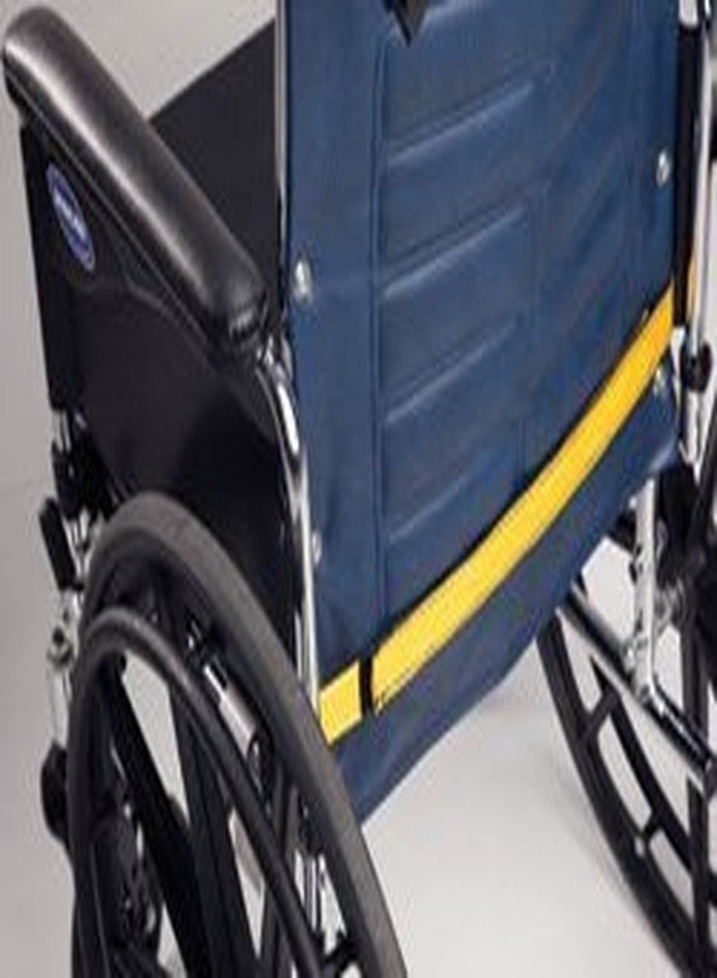 Secure Safety Solutions Secure Wheelchair Wedge Seat Cushion 18" x 16" x 4" - High-Density Foam Anti-Slip Cushion with Safety Strap for Proper Positioning, Pressure Relief & Comfort - Liquid-Resistant Vinyl Cover - - Image 5