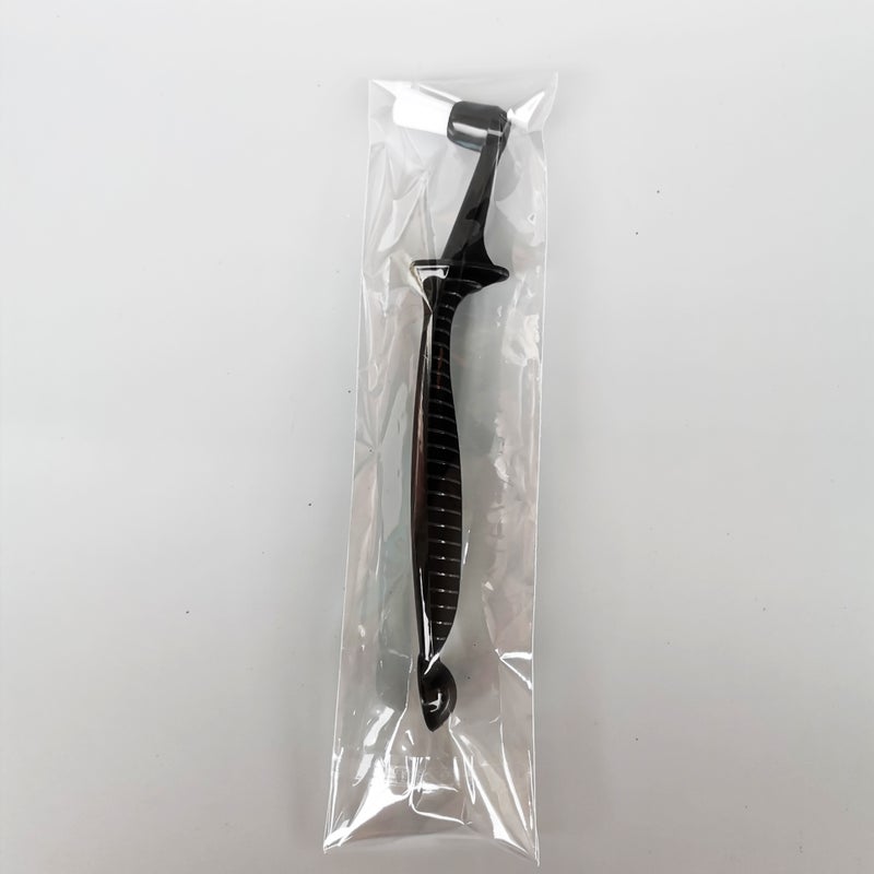 New Plastic Coffee Machine Cleaning Brush Set Black (opp bag packaging)