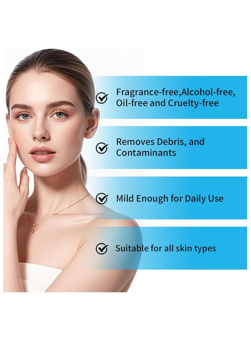 lakerain Hypochlorous Acid Spray for Face and Skin, Non-Irritating Hypochlorous Acid Spray & Eyelid Cleanser Solution to Remove Oil & Debris, Acne, Piercing Aftercare, Calm Redness, 2.2 fl oz - Image 2