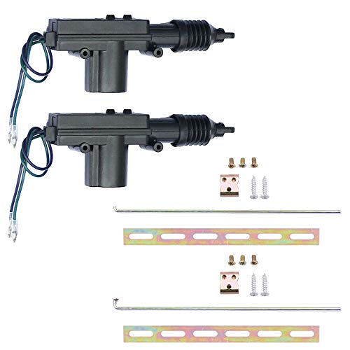 ESUPPORT Universal Car Heavy Duty High Power Door Lock Actuator 2 Wire 12V Pack of 2 - Image 1