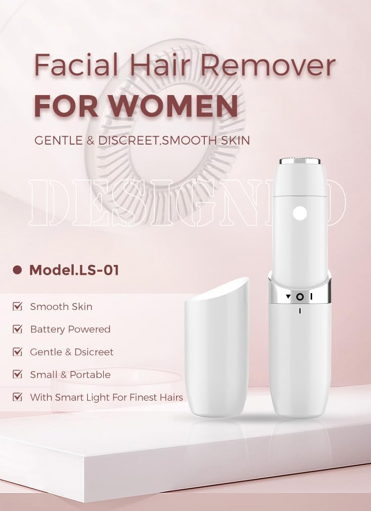 Mini Hair Remover for Women - Portable Electric Facial Hair Removal Device - Image 5