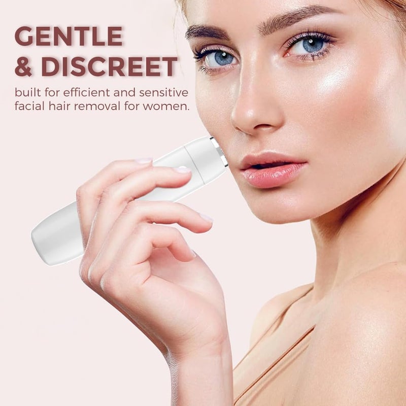 Mini Hair Remover for Women - Portable Electric Facial Hair Removal Device - Image 2