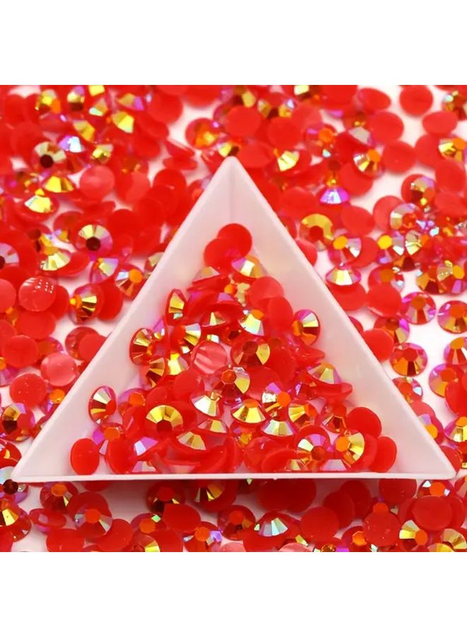 Resin Flat Bottom Drill Siam AB 3mm 5000pcs for Nail Art Clothing DIY - Image 2