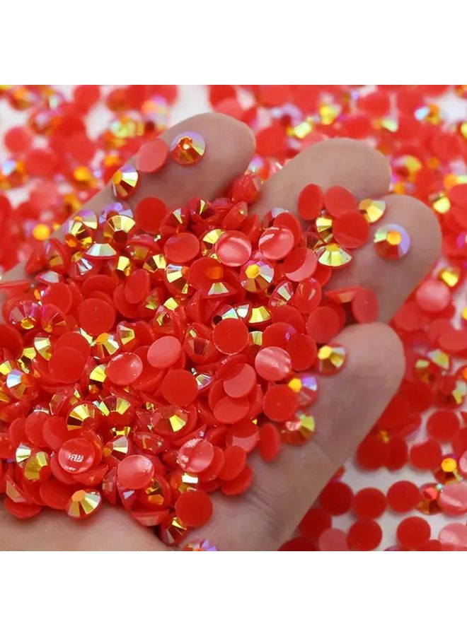 Resin Flat Bottom Drill Siam AB 3mm 5000pcs for Nail Art Clothing DIY - Image 3