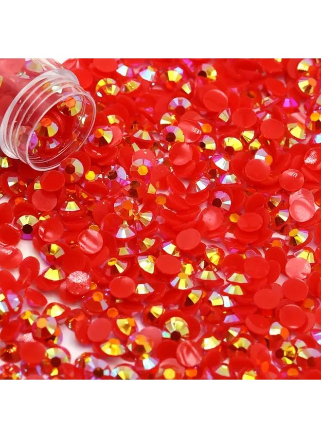 Resin Flat Bottom Drill Siam AB 3mm 5000pcs for Nail Art Clothing DIY - Image 1