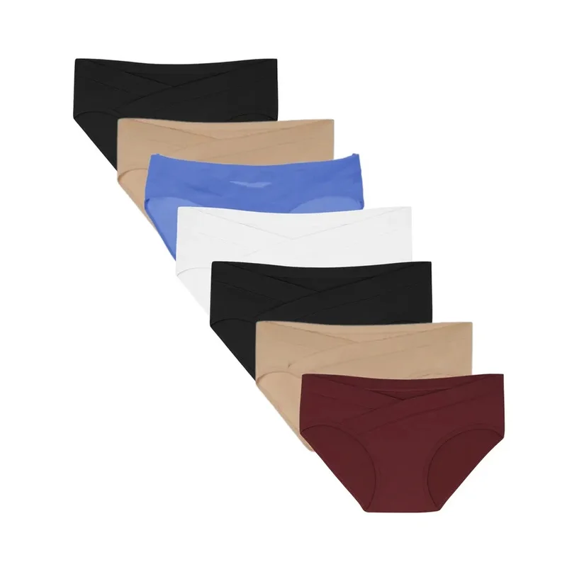 TUMMY Bamboo Cotton Low Waist V-Cut Panties – Pack of 7