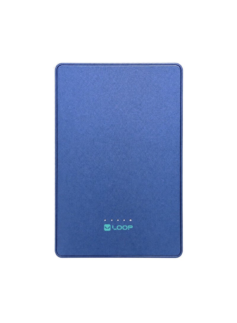 LOOP 5000mAh Semi-Solid 3-in-1 Qi2 Magnetic Power Bank, 15W Wireless Charging, 20W USB-C PD, 5.5mm Ultra-Slim, 98g - Image 1