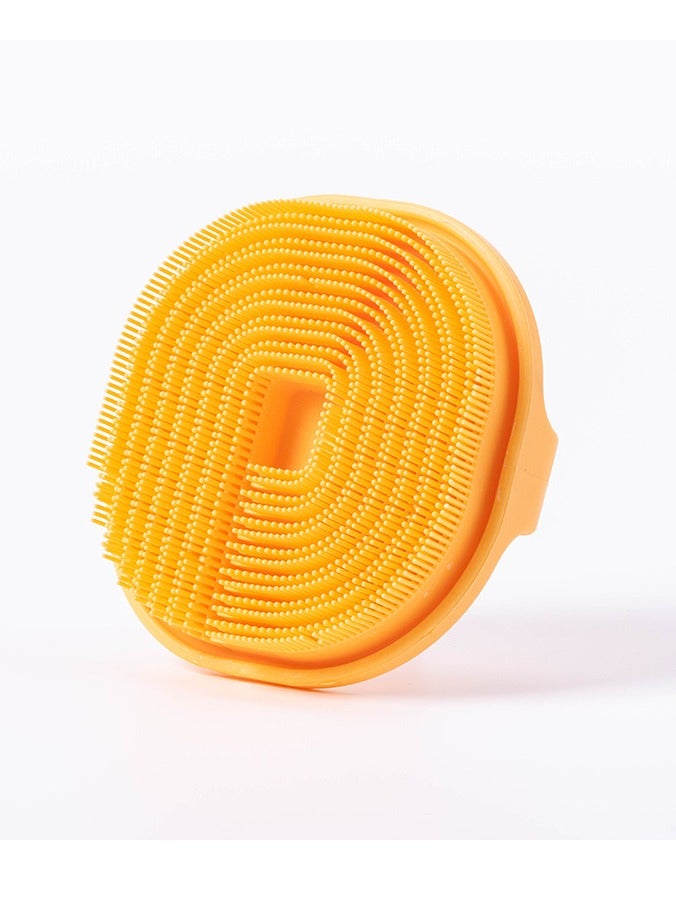 عام مقشر للجسم من السيليكون، مقشر استحمام مقشر، فرشاة استحمام للجسم، تقشير فعال للاستحمام وتدليك لطيف، رغوة جيدة، مقبض غير قابل للانزلاق - Image 1