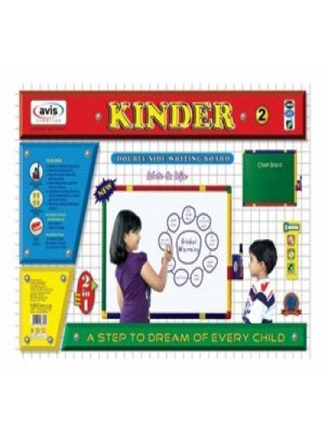 Avis Kinder 2 Double Side Writing Board (Multicolor)
