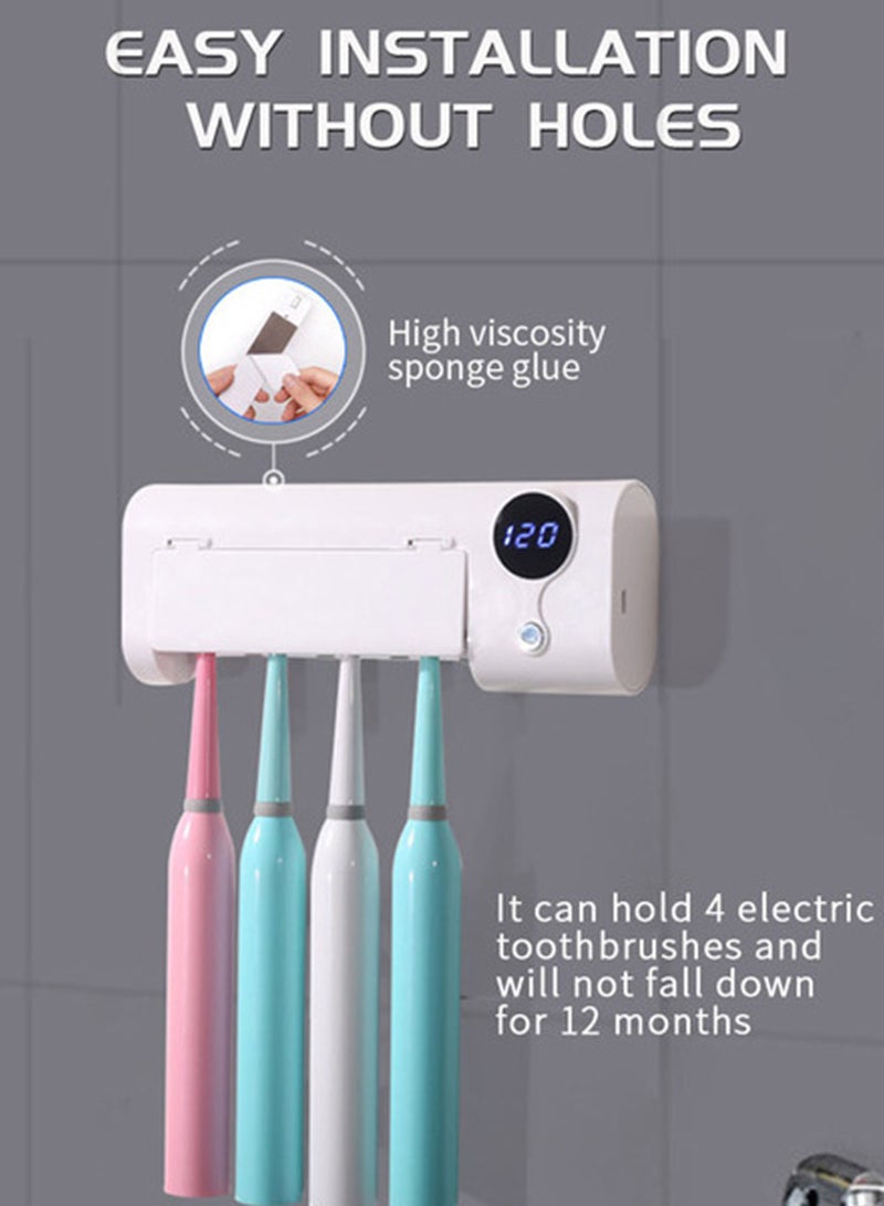 شاربدو معقم فرشاة الأسنان المنزلي، صندوق تنظيف فرشاة الأسنان بالأشعة فوق البنفسجية - Image 4