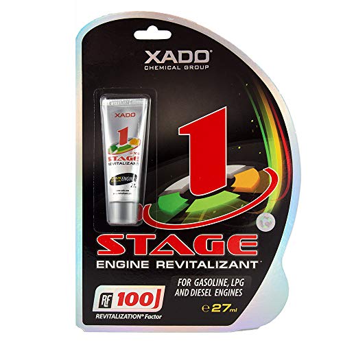 Xado إضافة زيت المحرك XADO المرحلة 1 - معدل احتكاك - علاج استعادة المحرك - استعادة الأداء - يحمي من أضرار بدء التشغيل البارد - لمحركات البنزين والديزل وLPG - مجدد (بليستر) - Image 1