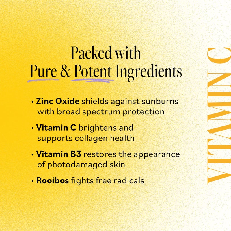 derma-e Derma E Vitamin C Weightless Moisturizer SPF 45, 2 Fl Oz, Skin Brightening Face Cream with Mineral UVA/UVB Sunscreen, Hydrating Face Moisturizer with SPF for Lines, Wrinkles and Uneven Tone - Image 3