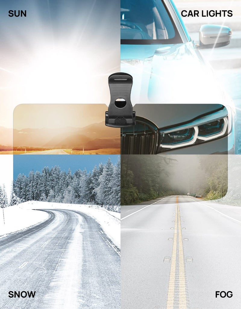 JOYTUTUS Sun Visor for Pickup Truck, Polarized Sun Visor Extender for Truck, Universal UV400 Car Visor Extension Anti-Glare Easy to Install, Protect from Glare/UV Ray/Stray Light - Image 5