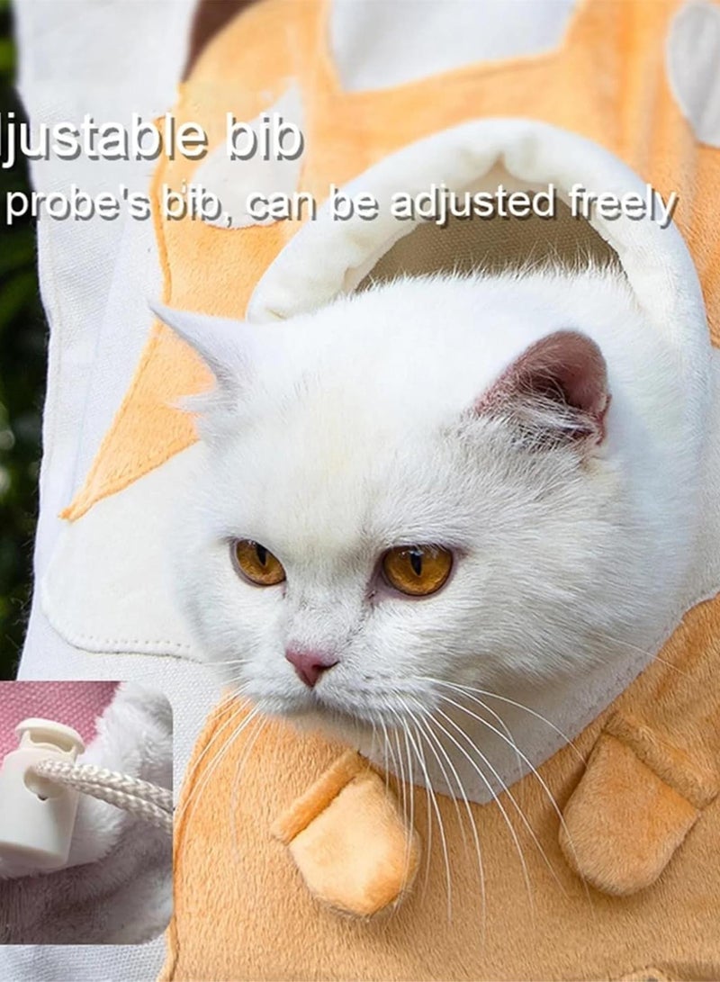 GGOOT # Pet Bag Large Opening Breathable Large Canvas Panda Shape Pet Cat Travel Bag Outdoor Products Convenient For Cat Lovers To Bring - Image 2