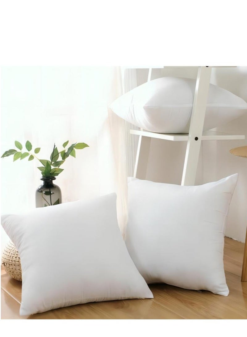TNGames 45×45cm 2-Piece Striped Hotel Pillowcases | Ultra-Soft Velour | Removable Zipper Design | For Travel & Home Use - Image 2