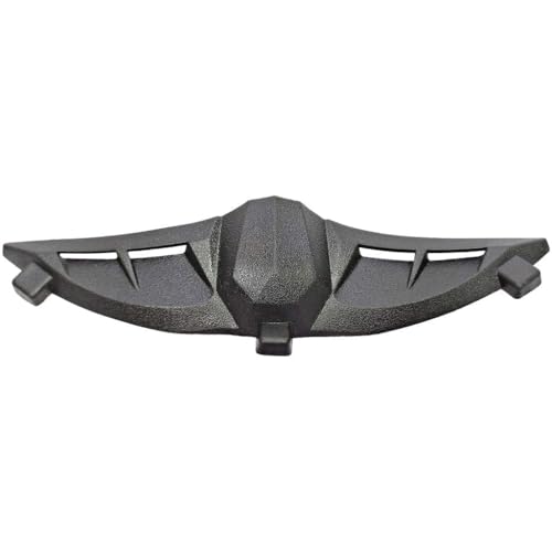Axxis Nose Guard for Segment Helmets | Original Replacement Chin Curtain | Wind Deflector & Breath Guard Enhances Comfort & Reduces Fog | Matte Black Finish - Image 1