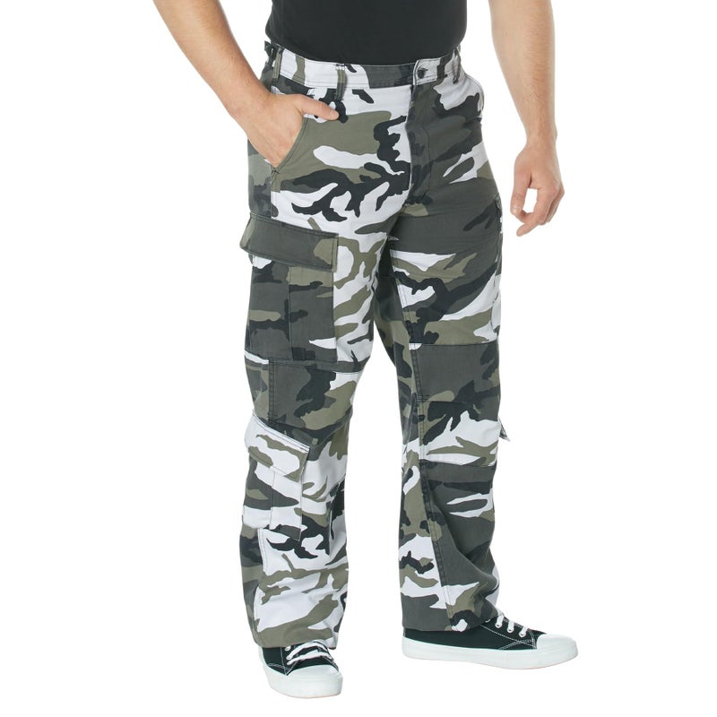 Rothco Vintage Paratrooper Cargo Fatigue Pants Tactical Outdoor Comfortable Casual City Camo M