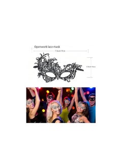 The Bros Masquerade Mask 2-Pack - Elegant Eye Masks for Adult Costume Parties, Halloween, Cosplay, and More - Soft, Gentle Material  - Image 3