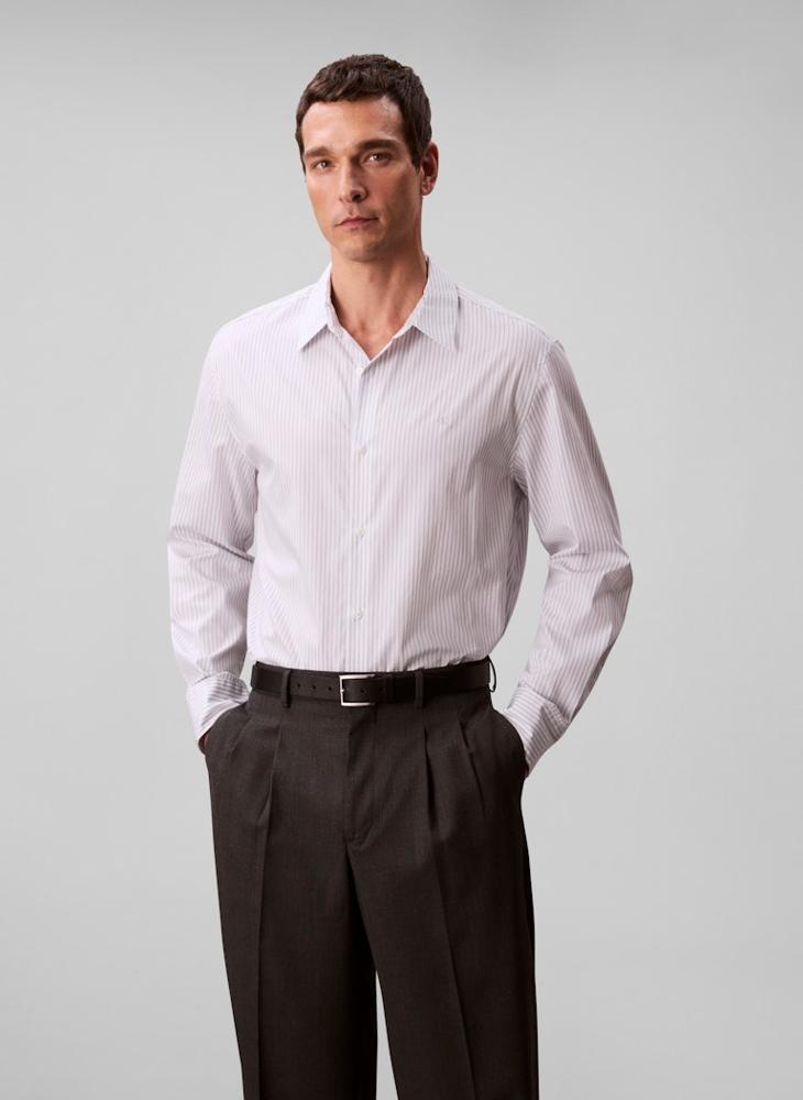 Calvin Klein Jeans Stripe Dobby Regular Fit Shirt - Image 1