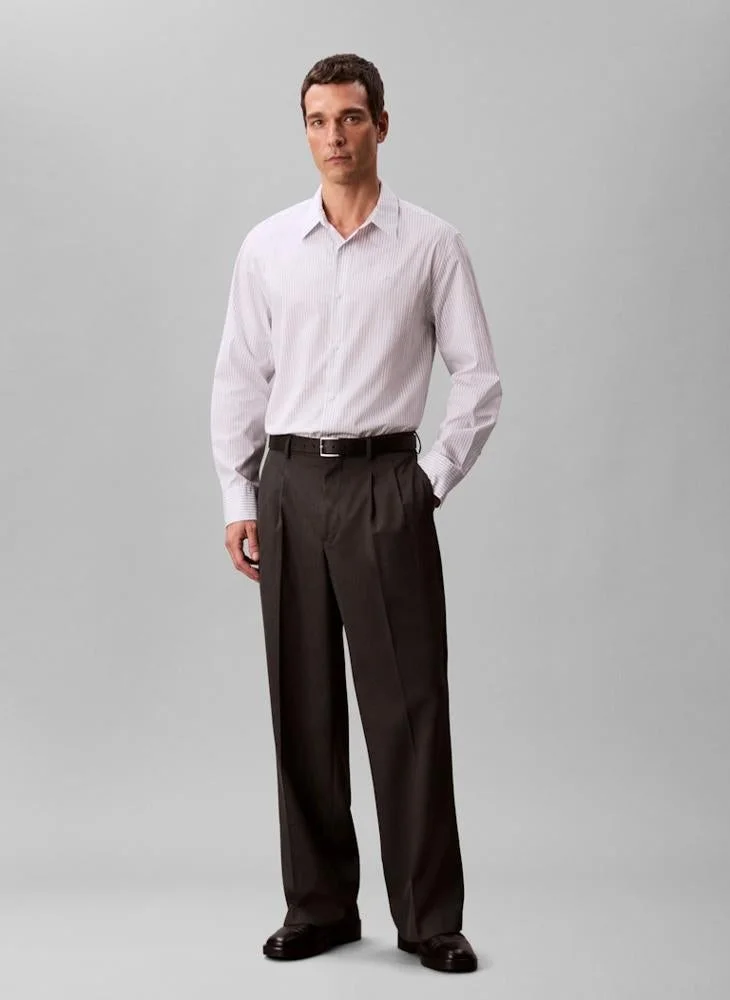 Calvin Klein Jeans  Stripe Dobby Regular Fit Shirt for Men | Best Price UAE