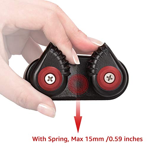 GANGUOLA Cam Cleat Ball Bearing Fast Entry Cam Cleat for Line Sizes Upto 5/8-Inch, Aluminum, Sailing Sailboat Kayak - Image 5