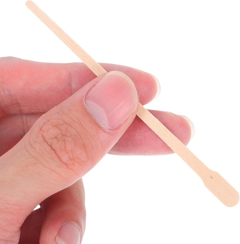 Beavorty 400pcs Wooden Paint Stir Sticks 88mm Flat Head for Epoxy Resin Mixing and Craft Projects, Bulk Wood Stirrer Sticks for Artists and Home DIY - Image 3