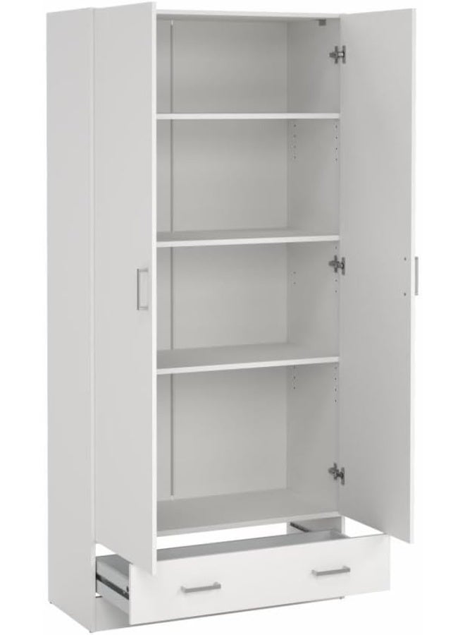 ALTIS Space Wardrobe with 2 Doors and 1 Large Drawer | Wardrobe BN34286 - Image 2