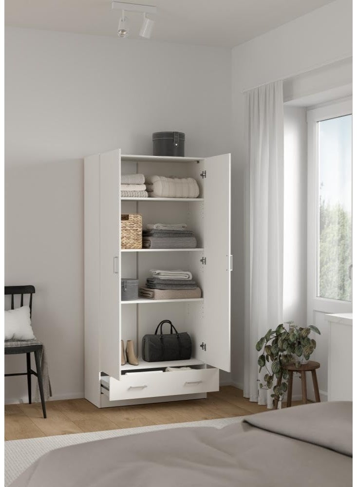 ALTIS Space Wardrobe with 2 Doors and 1 Large Drawer | Wardrobe BN34286 - Image 5