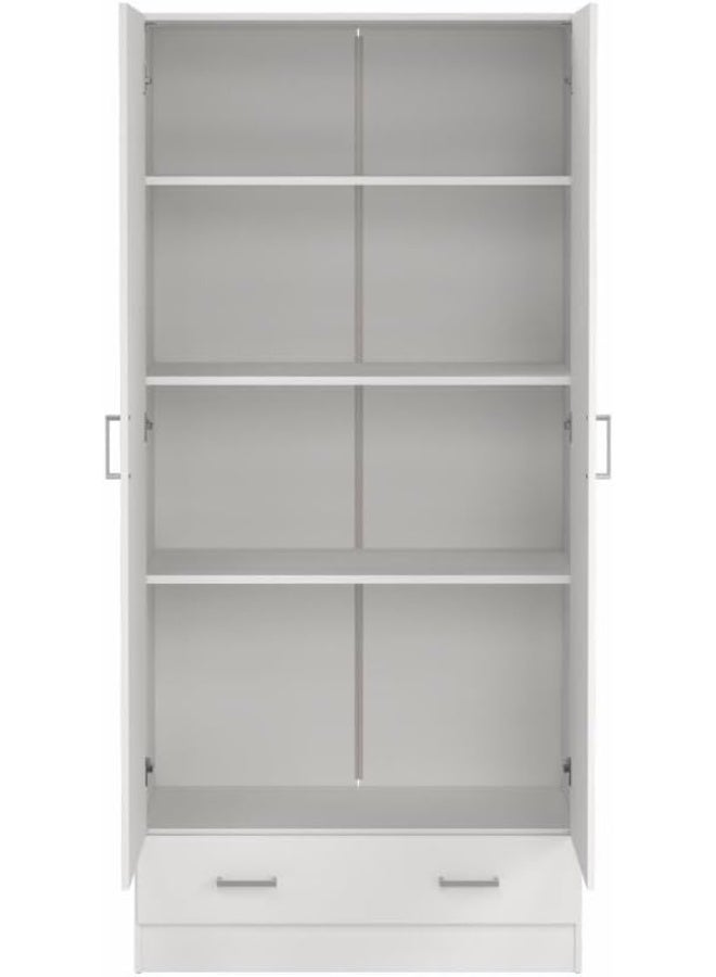 ALTIS Space Wardrobe with 2 Doors and 1 Large Drawer | Wardrobe BN34286 - Image 4