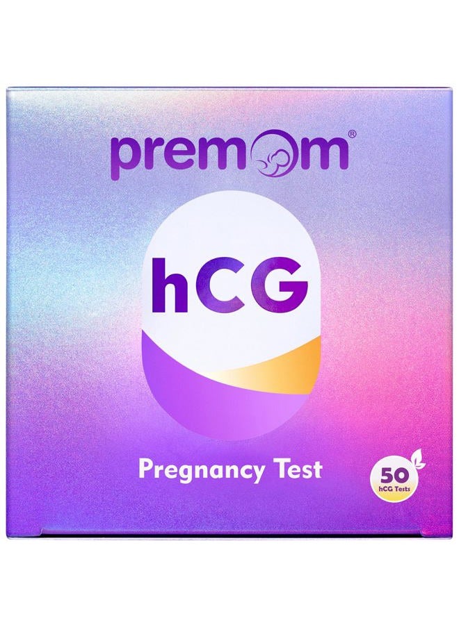 Premom Pregnancy Test Strips - Early Detection Pregnancy Test Kit Powered by Premom Ovulation Predictor APP (50 Count) - Image 1