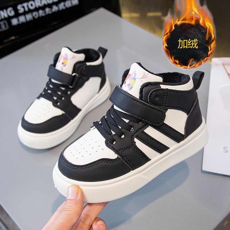 Children'S All-Match Fashion Sneakers 2024 Korean Style Girls Velcro Casual Shoes Boys' Trendy - Image 4