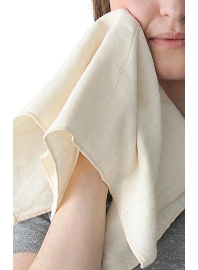 Nawrap 100% Organic Cotton, Face Towel, Ivory - Image 3