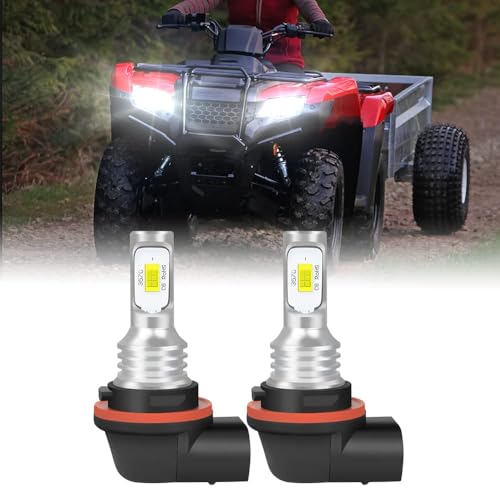 IHNZCB Fit For Honda Rancher TRX420 TRX500 20142022 LED Headlight Bulbs34901HR3A21 ATV UTV Accessories6000K Cool White2pcs led bulbs - Image 1