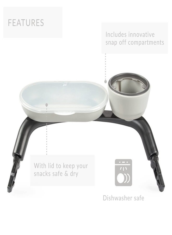 Peg Perego Stroller Child's Tray - Accessory- Compatible with Ypsi Stroller Black - Image 3