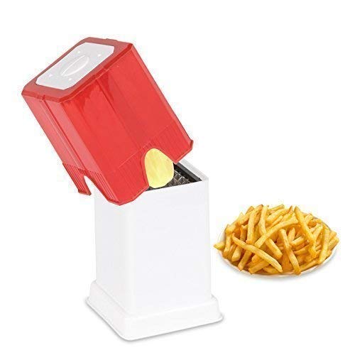 VAMIKA Potato Cutter Stainless Steel French Fry Maker EasytoUse Manual Slicer for Perfect Potato Wedges and Fries Durable Kitchen Tool - Image 4