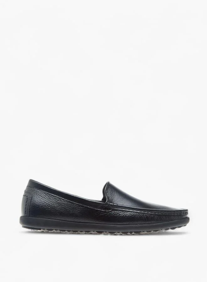 LBL by Shoexpress Men Textured Slip-On Loafers