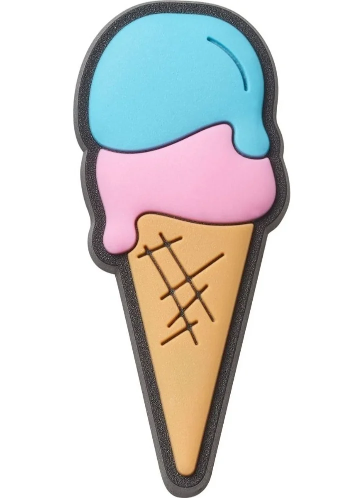 كروكس Ice Cream Cone Unisex Pink Jibbitz