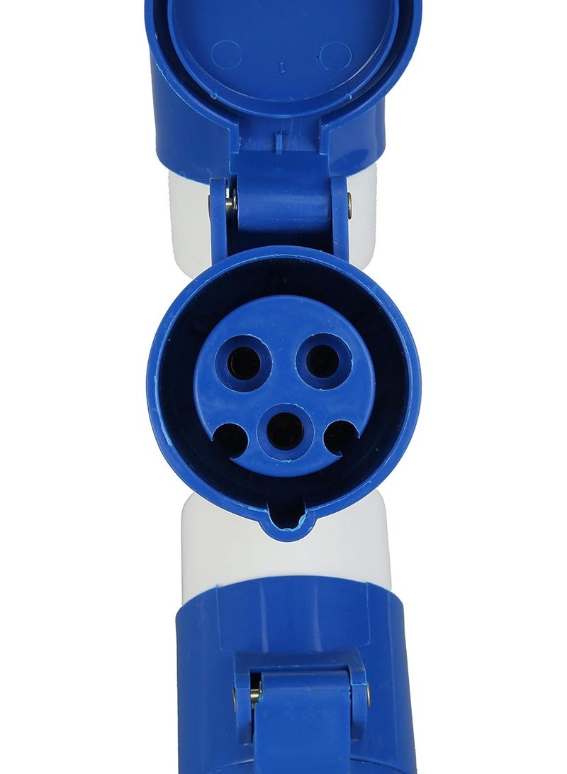 AL ARQAM DURABLE Pack of 2 Y-Socket Industrial Plug & Socket 16A 220V-250V IP44 2P+E Heavy Duty Electrical Connector for Industrial, Workshop, Outdoor & Commercial Use - Image 3