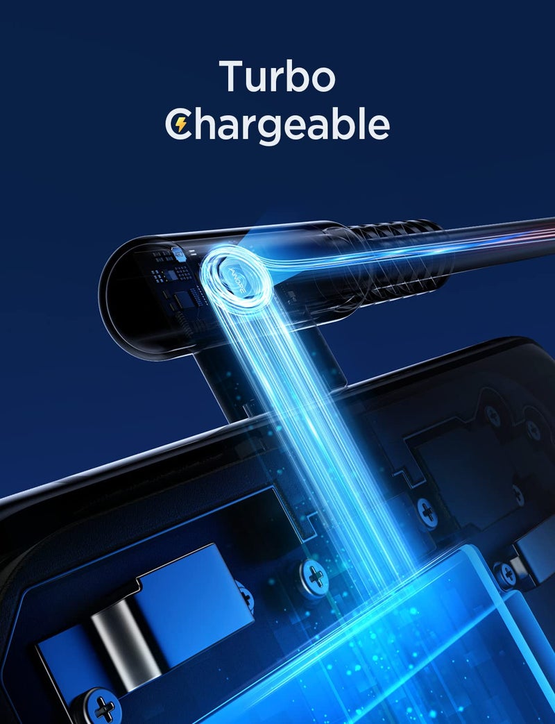 AINOPE [2 Pack 10FT] USB C Cable 3.1A C Charger Cable Fast Charging Right Angle Nylon Braided USB to USB C Compatible with Galaxy S22 S21 S10, Note 10 9 A51 LG G8 G7 Charging Cord - Image 3