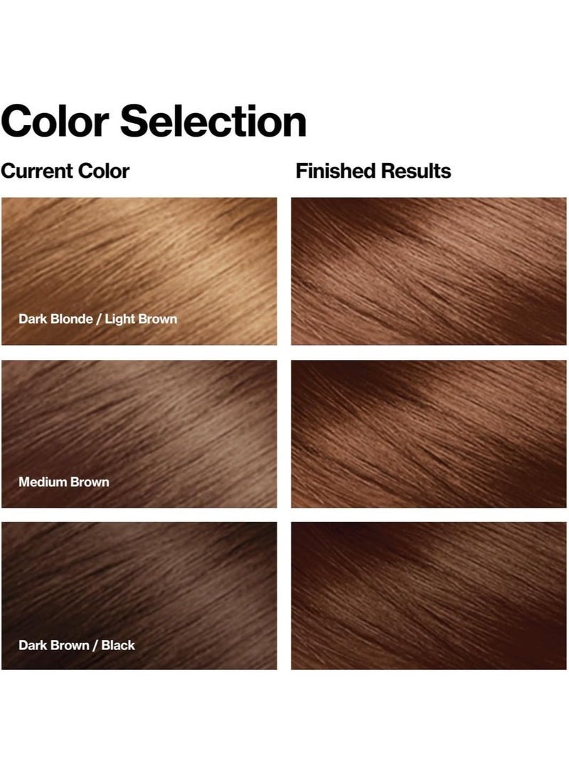 Revlon colorsilk Beautiful Color #46 Medium Golden Chestnut Brown - Image 2