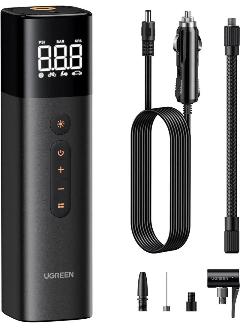 UGREEN Car Air Pump Portable Compressor 150PSI LCD Display Emergency Inflator - Image 1