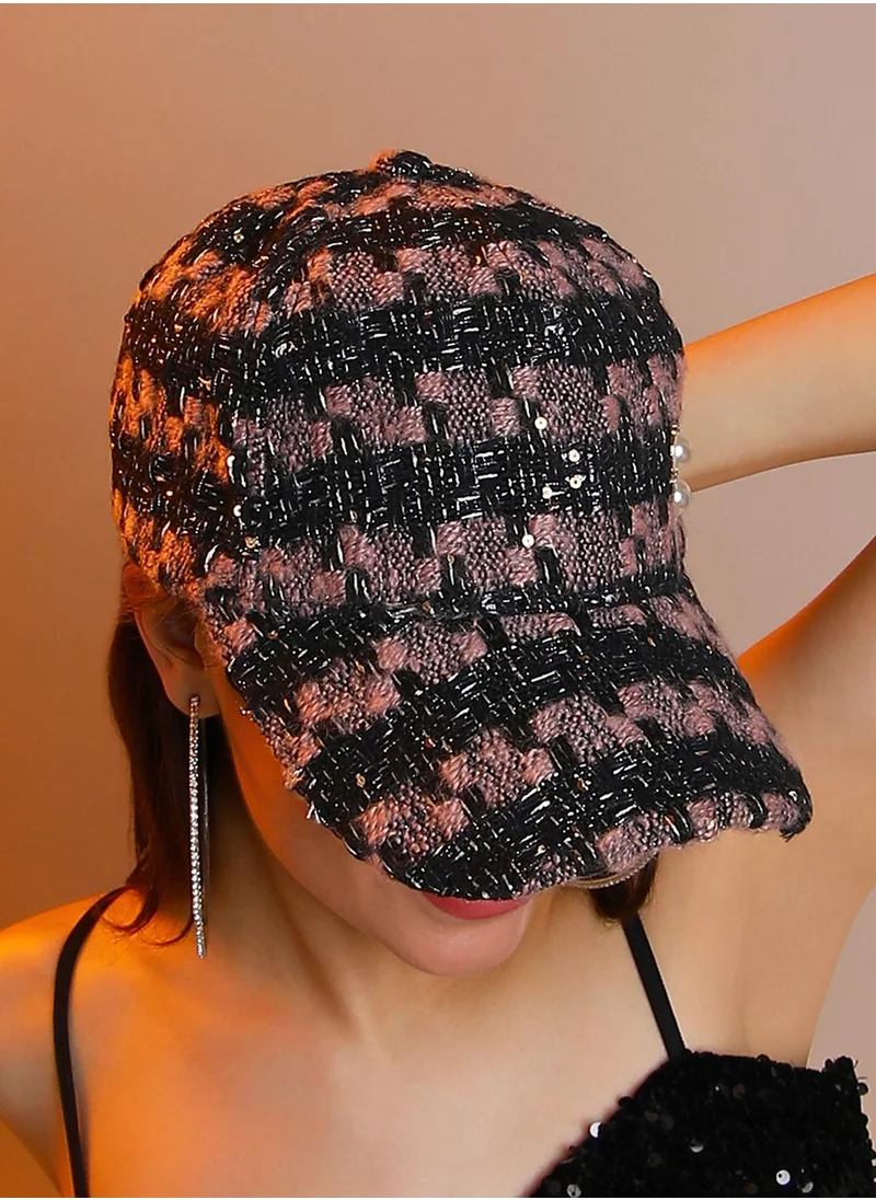 Haute Sauce Embellished Weave Baseball Cap