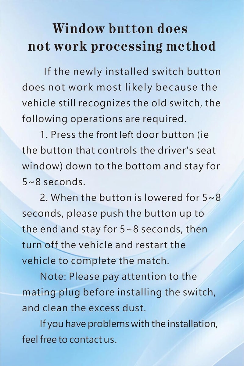 Obaee Door Master Window Switch Power Control Button Compatible with 2013-2018 Nissan Pathfinder/Altima/Frontier/Leaf/Juke, 2013-2019 Sentra, 2014-2019 Rogue, Replaces OEM 25401-3TA5A 25401-3SH1A - Image 5