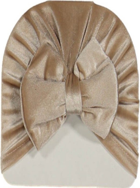 Bilge Trend Bow Velvet Baby Bonnet