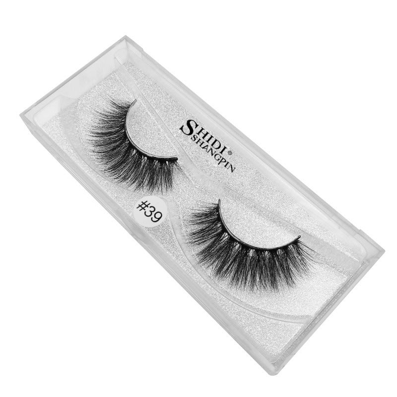 SHIDISHANGPIN 3D Mink Eyelashes, Natural Long Style, Handmade, Cross-Border Supply - Image 5