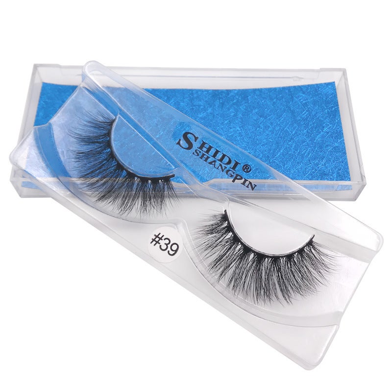 SHIDISHANGPIN 3D Mink Eyelashes, Natural Long Style, Handmade, Cross-Border Supply - Image 4