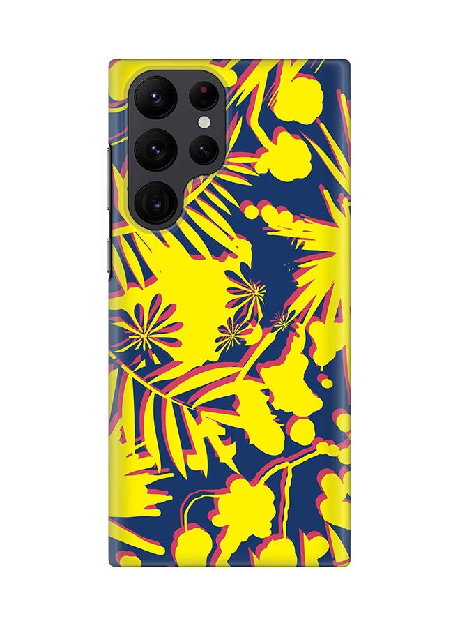 Stylizedd Case for Samsung Galaxy S22 Ultra 5G Snap Case Slim Snap Classic Series Shield Matte Finish Print - Hawaii Jungle