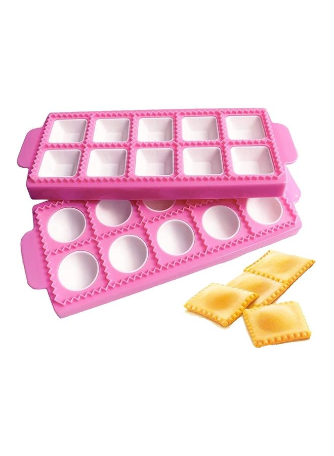 نيبمينينت 2-Piece Pastry Mould Set Pink 26.5 x 1.5 10.5cm - Image 1