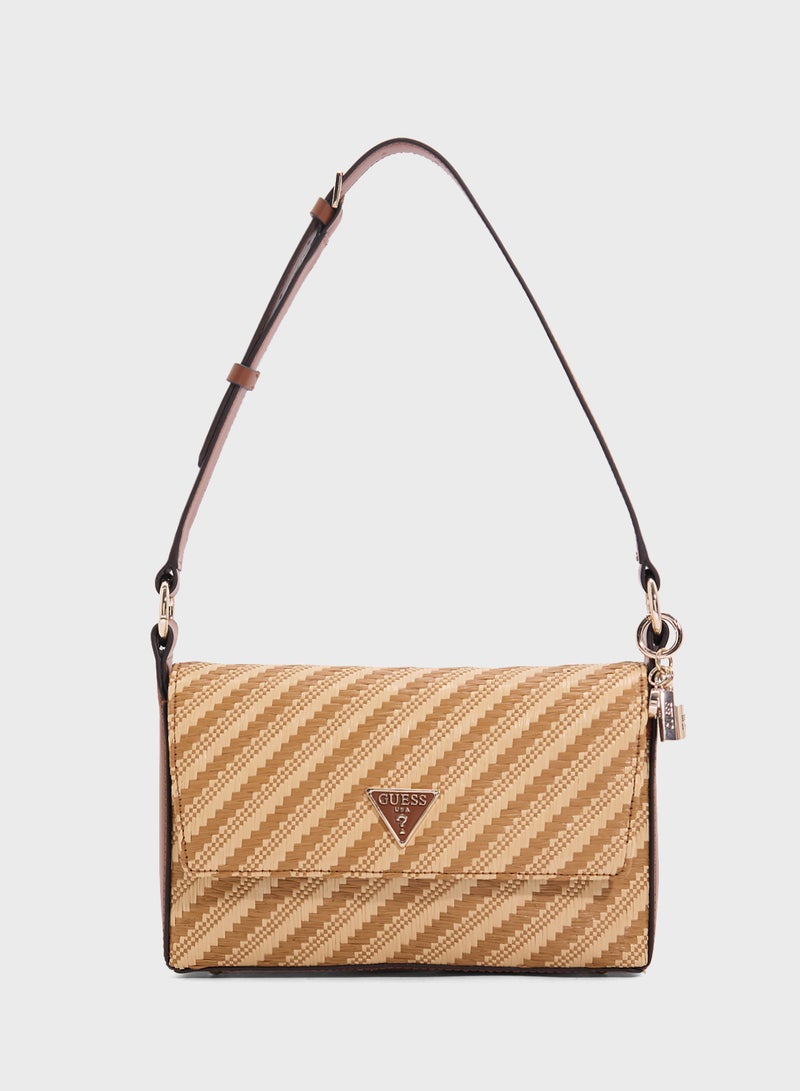 GUESS Simona Flap Shoulder Bag  - Image 1
